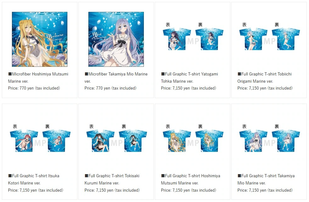 Date A Live V pop up shop in Gamers 4