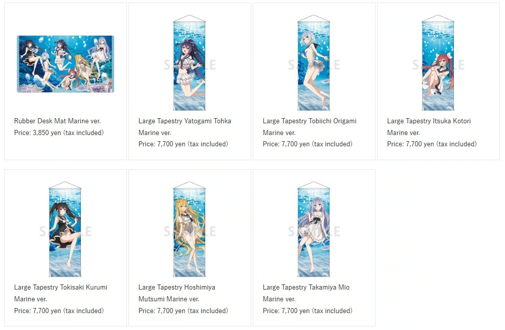 Date A Live V pop up shop in Gamers 5
