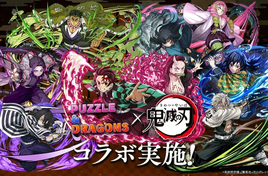 Demon Slayer and Puzzle & Dragons collab 1
