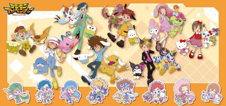 Digimon x Sanrio pop up shop 1