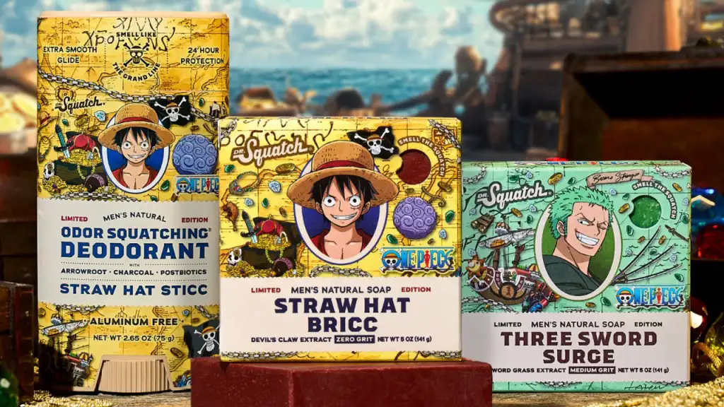 Dr. Squatch x One Piece collab