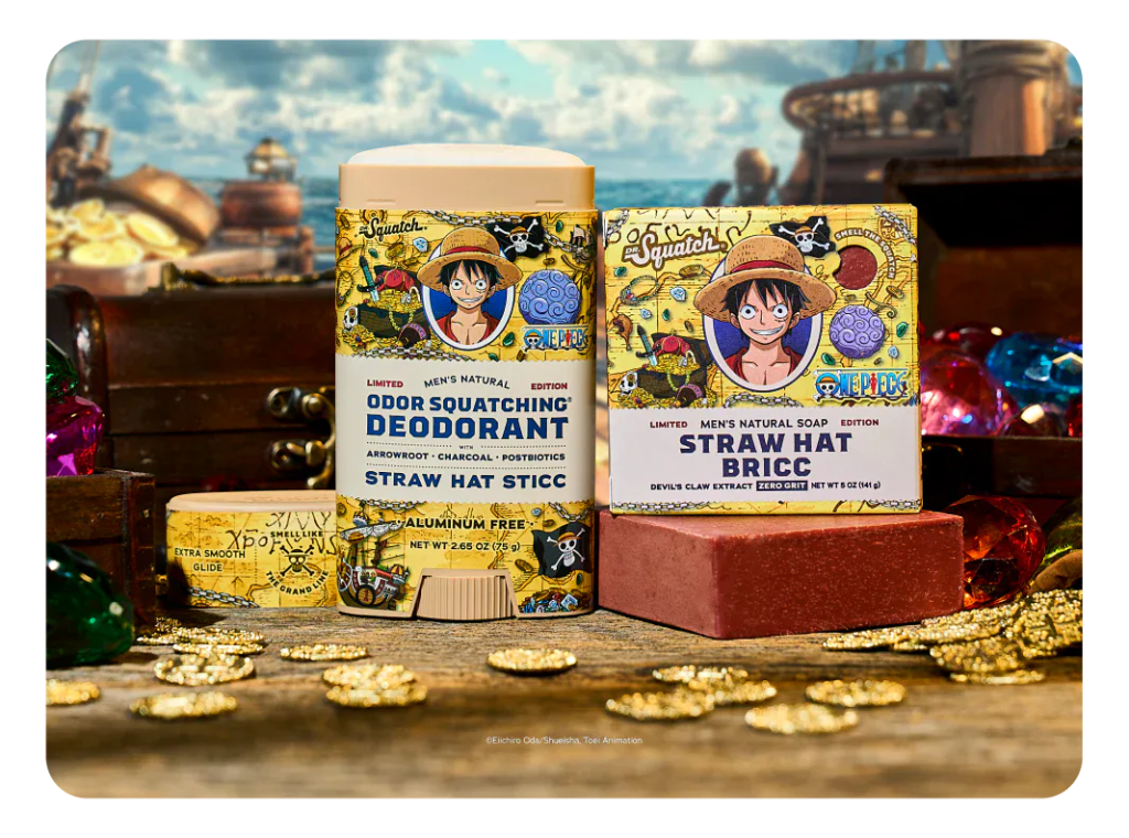 Dr. Squatch x One Piece collab 2