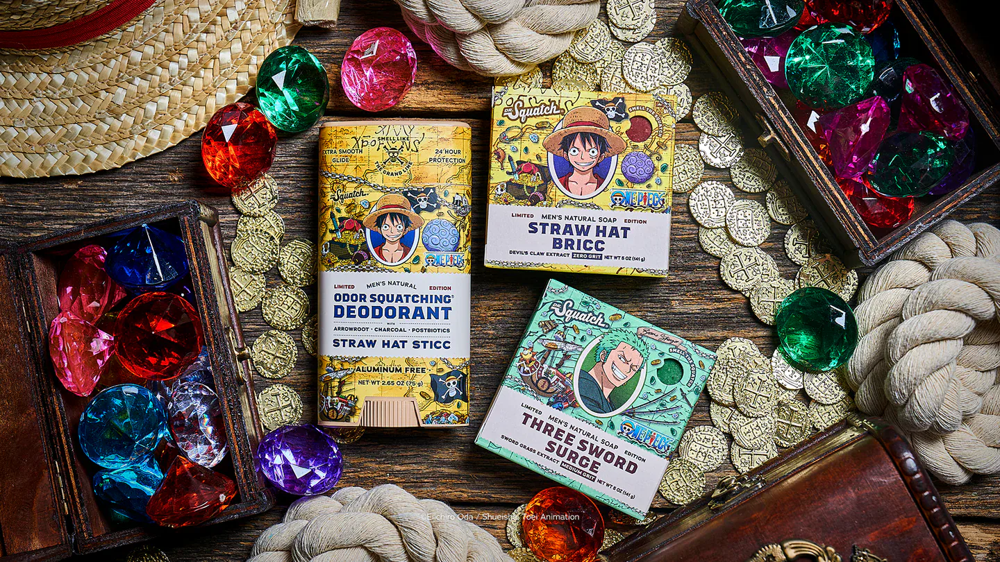 Dr. Squatch x One Piece collab 8