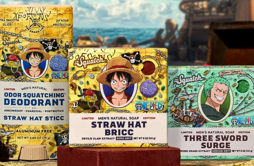 Dr. Squatch x One Piece collab