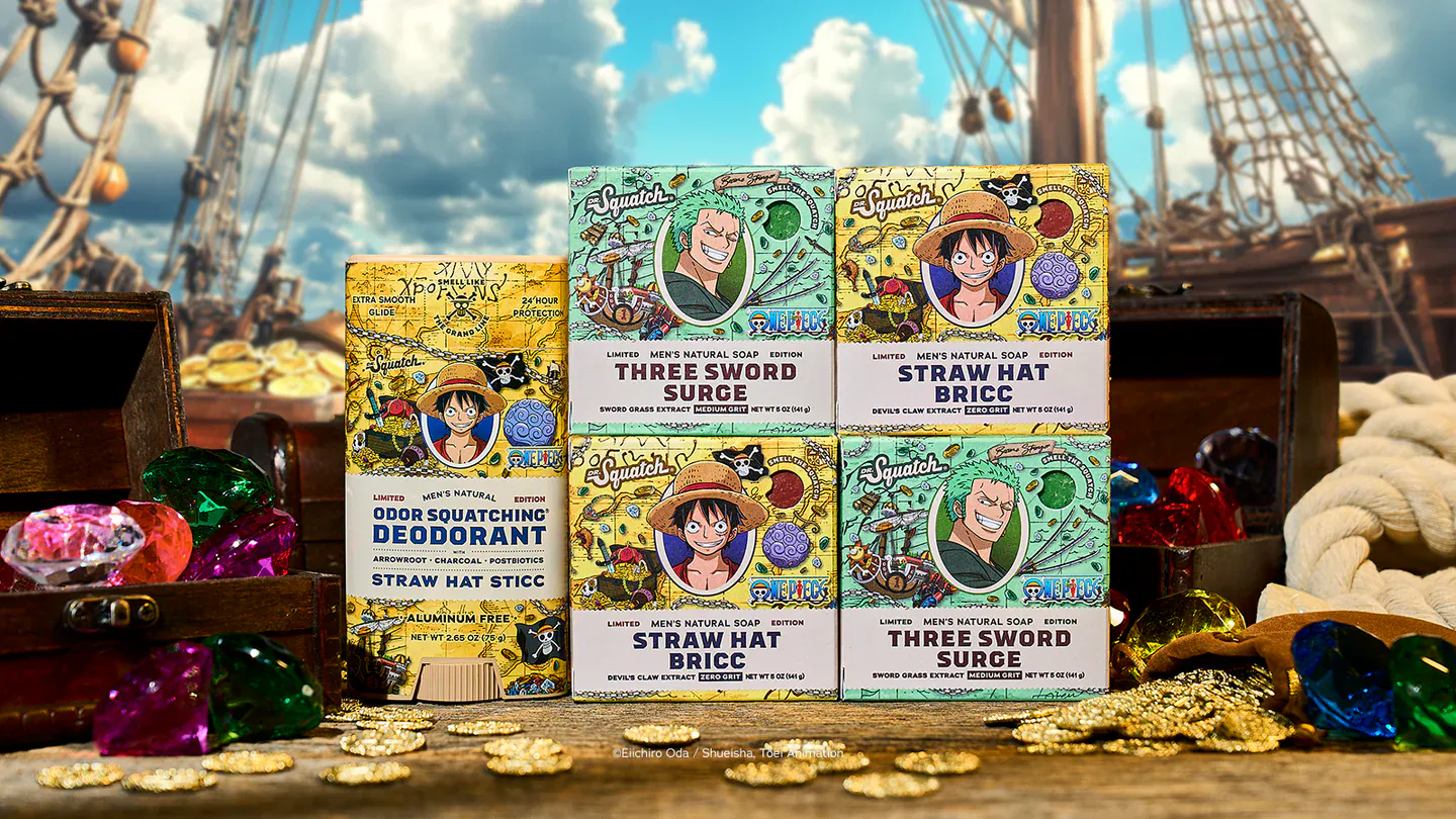 Dr. Squatch x One Piece collab 9