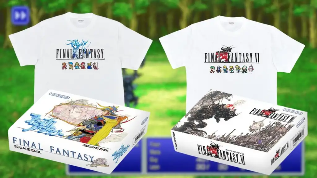 Square Enix's new Final Fantasy T-shirts come in boxes that