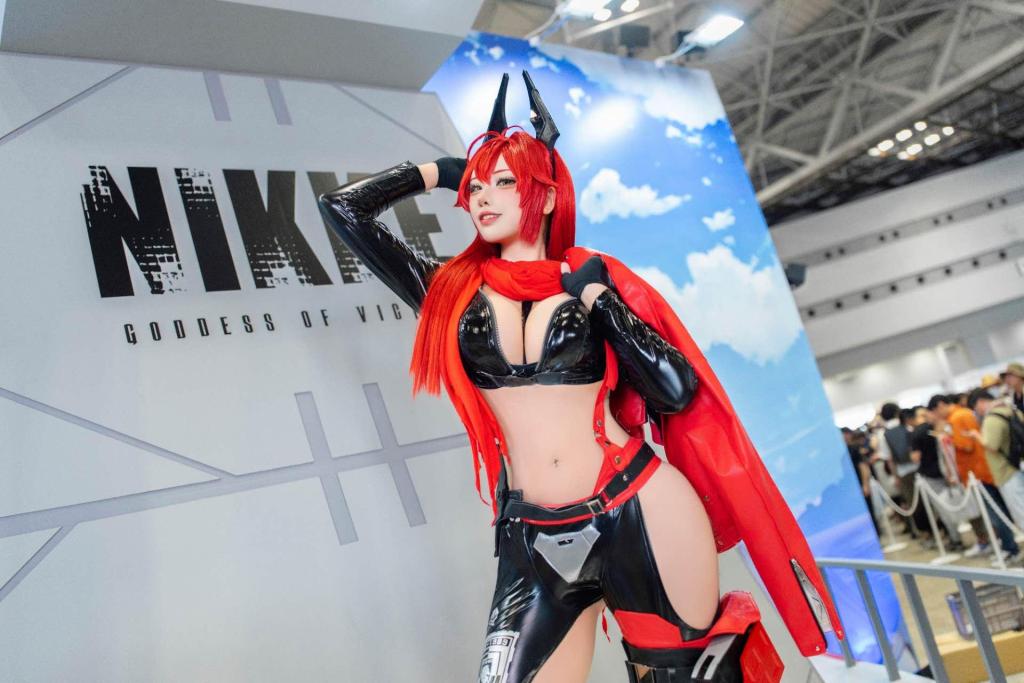 Goddess of Victory NIKKE cosplay show 14