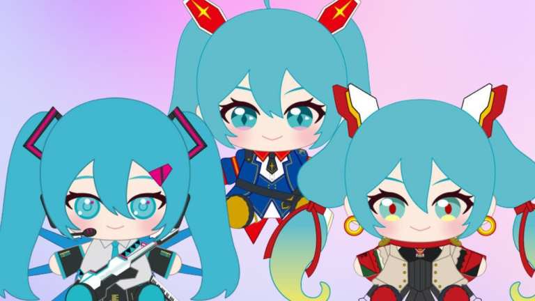 Gundam 45th Anniversary × Hatsune Miku plush 19