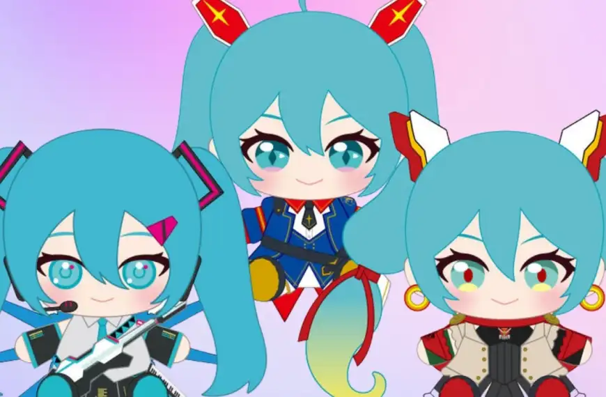 Gundam 45th Anniversary × Hatsune Miku plush 19