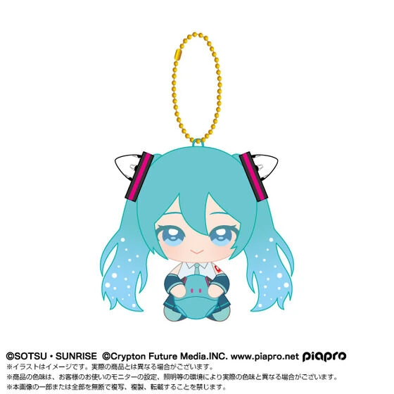 Gundam 45th Anniversary × Hatsune Miku plush 6
