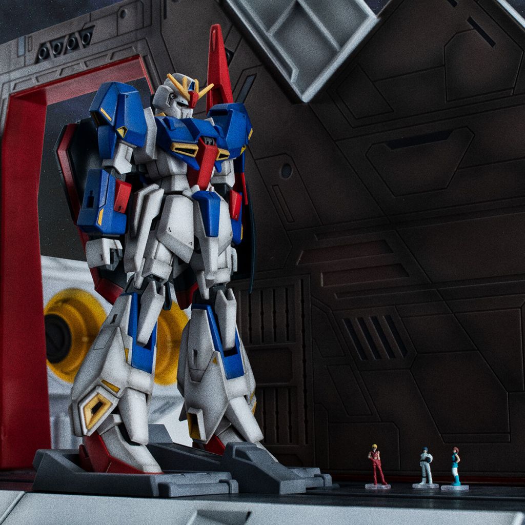 Diorama of Zeta Gundam's Argama Catapult Deck gets new and