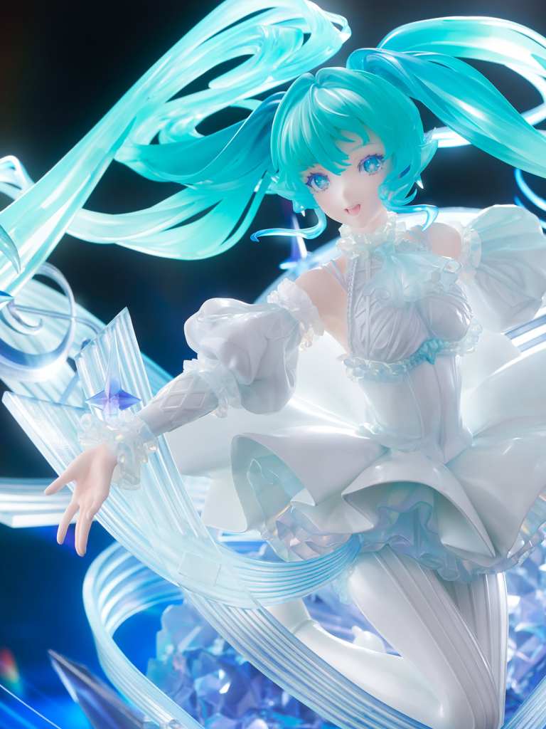 クドリャフカSBS-Studio ナミ SHIBUYA SCRAMBLE FIGURE reveals new crystal-themed Hatsune Miku statue