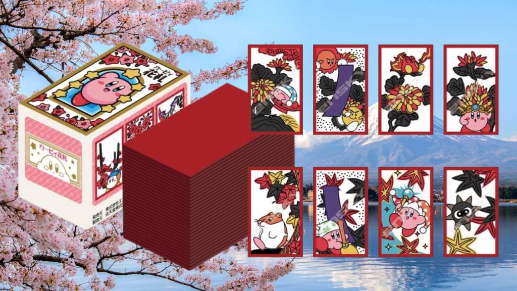 Kirby themed Japanese card game set