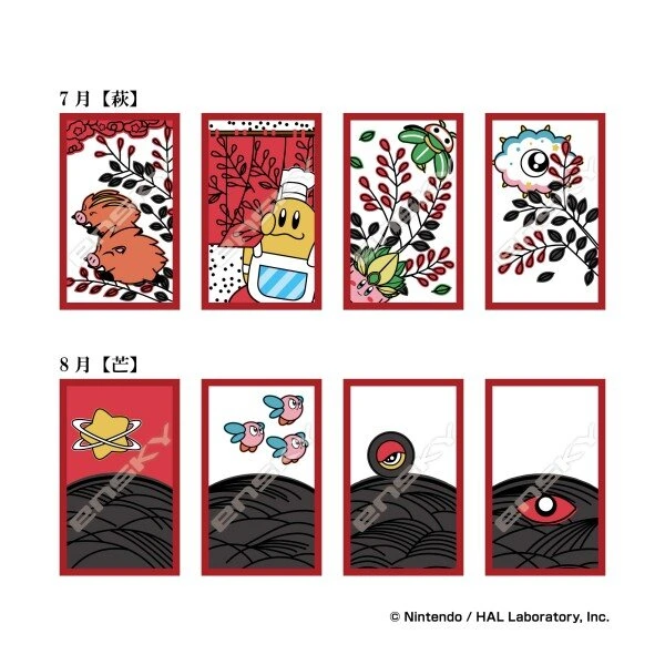 Kirby themed Japanese card game set 6