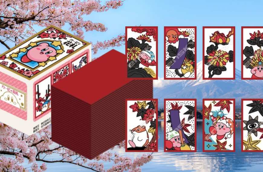 Kirby themed Japanese card game set