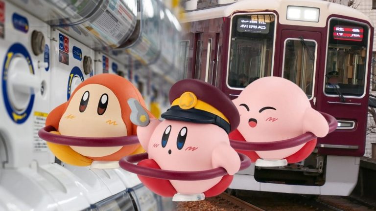 Kirby x Hankyu Railway Shushu Popo Gocco ~Hankyu Railway 'Kirby Train 0