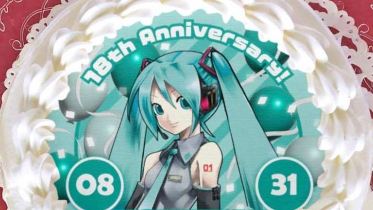 Miku Birthday Cake