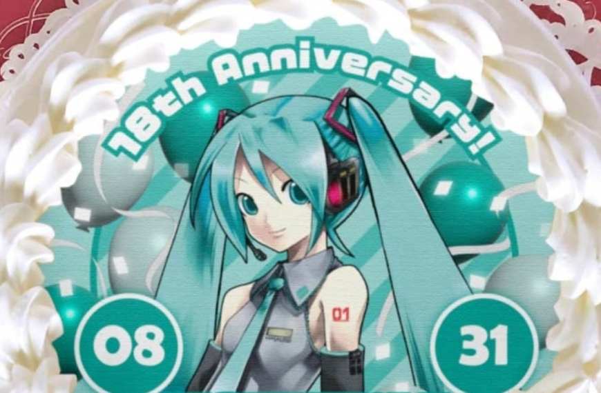 Miku Birthday Cake