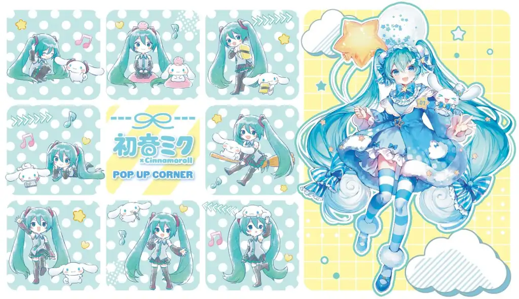 Hatsune Miku's Cinnamoroll collab returns with a range of