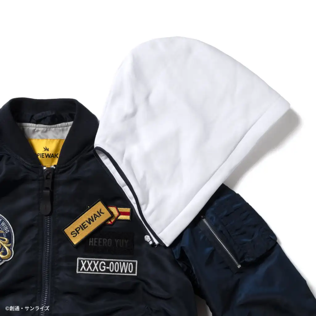 STRICT-G　SPIEWAK L-2HOODIE ヒイロ・ユイモデル Sold out Gundam Wing Heero Yuy hooded flight jacket gets a