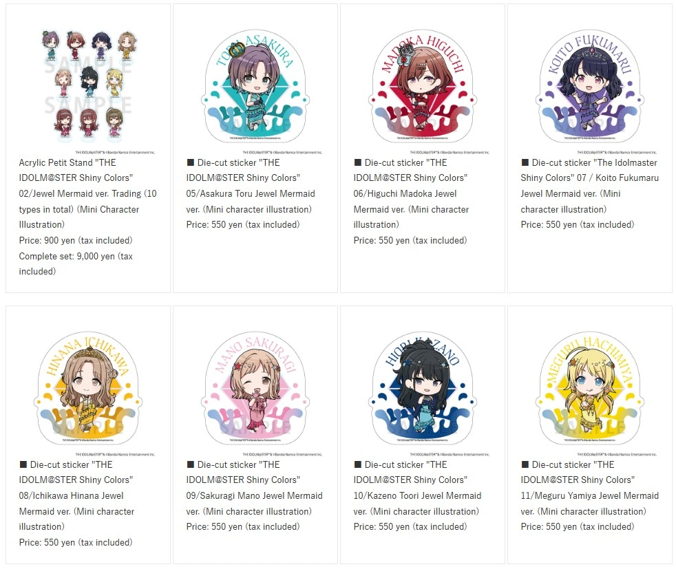 THE IDOLM@STER Shiny Colours Mermaid pop up shop 3