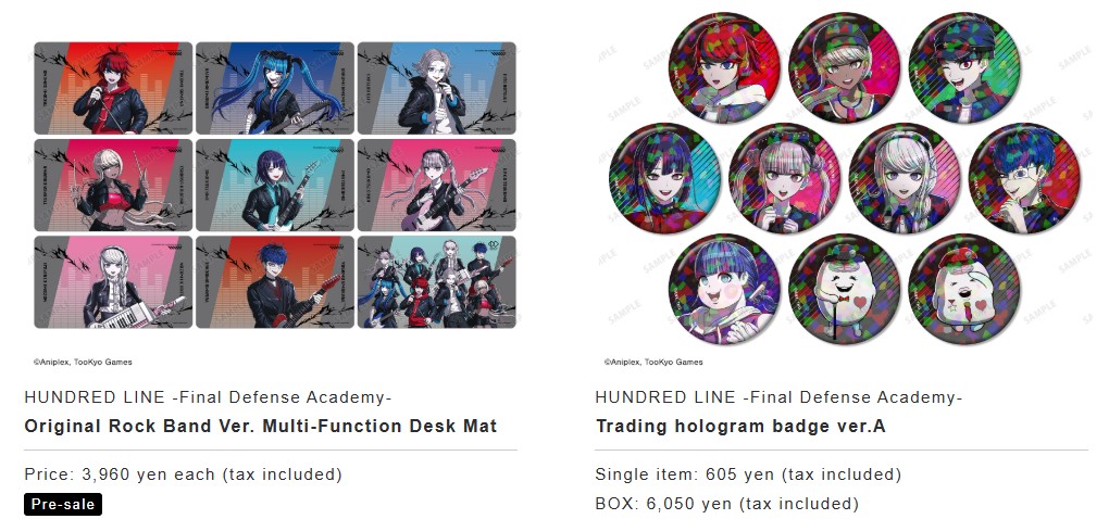 The Hundred Line Last Defense Academy pop up shop 5