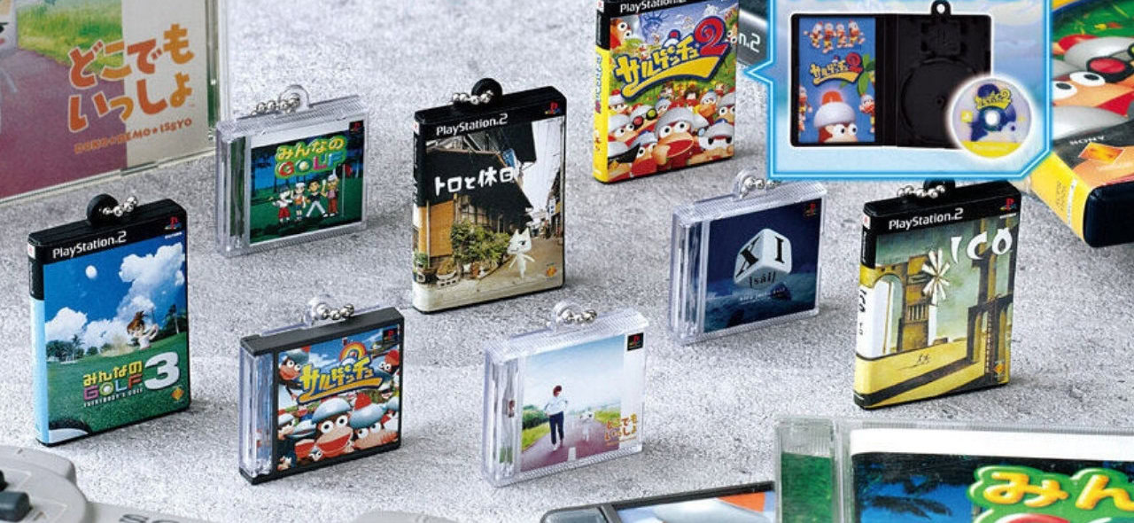 プレイステーション ミニチュア Classic PlayStation game cases become mini charms in new