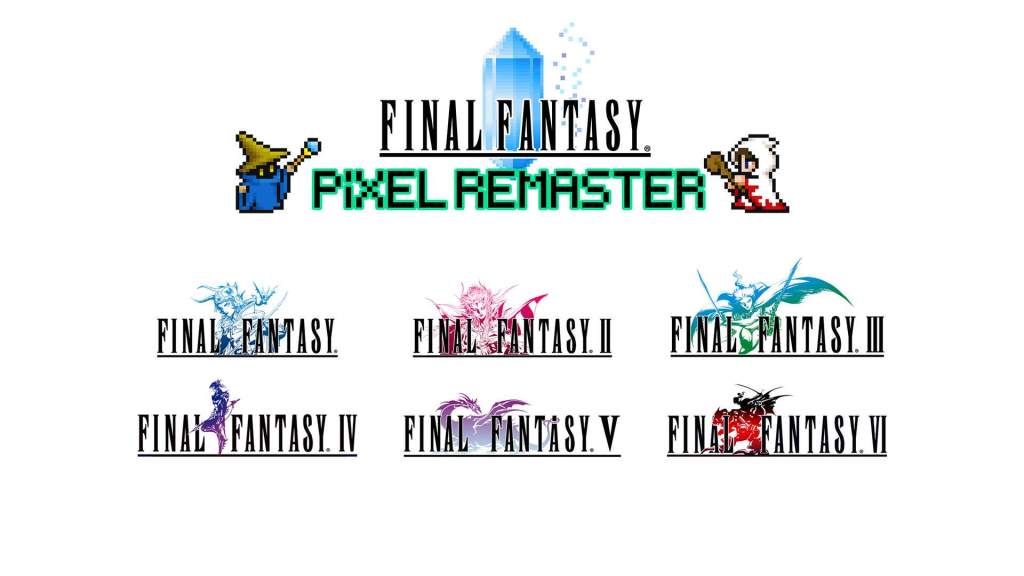 final fantasy pixel remaster key art