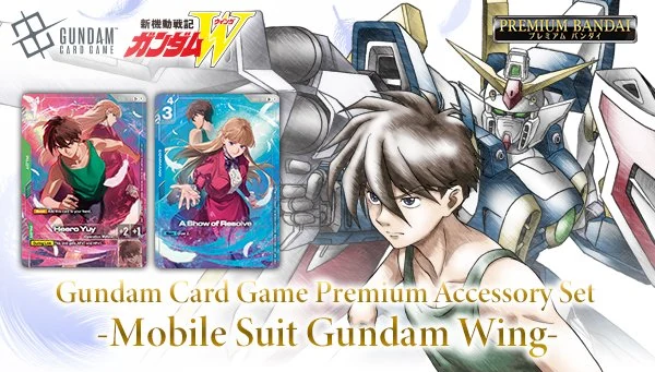 GUNDAM CARD GAME gets a new Gundam Wing Premium Set