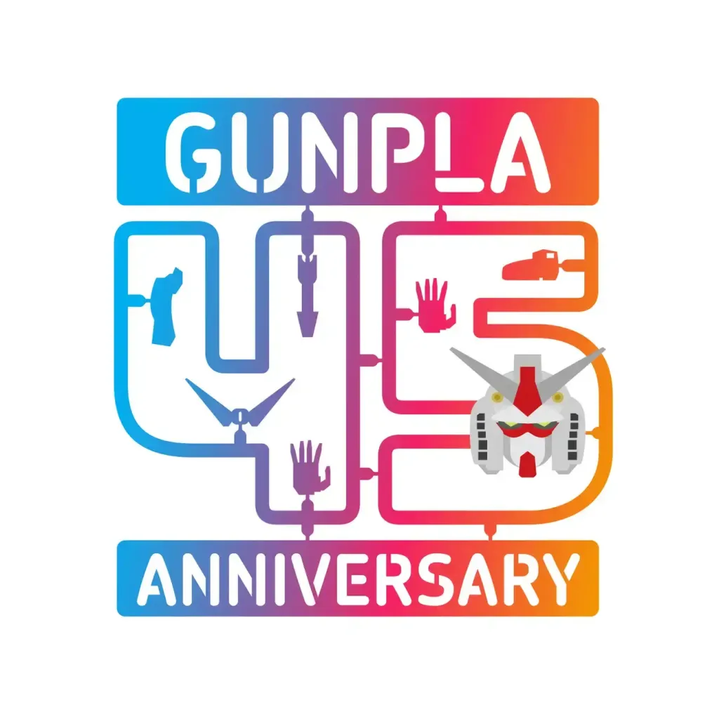 gunpla 45th anniversary logo