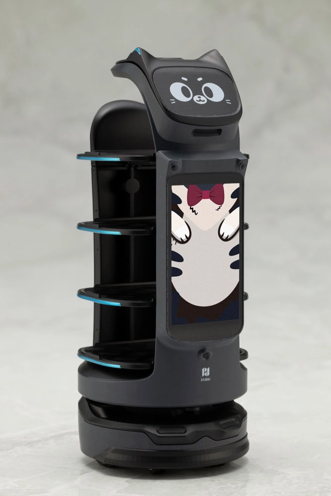 kotobukiya bellabot cat server robot model kit 3