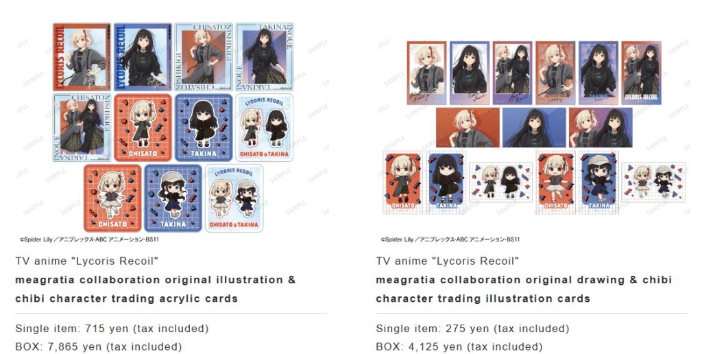 meagratia x Lycoris Recoil pop up shop 2