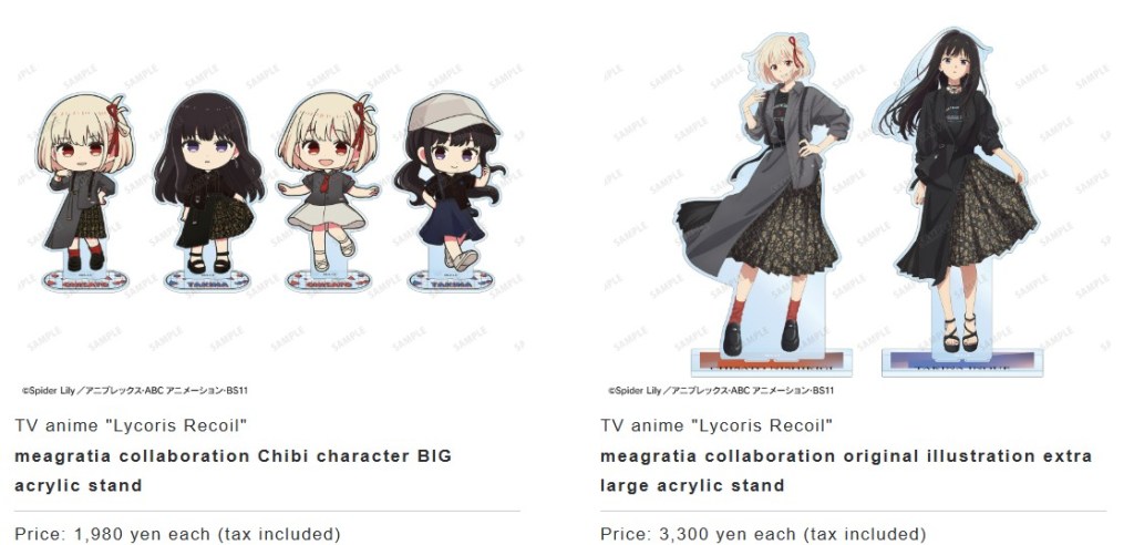 meagratia x Lycoris Recoil pop up shop 4