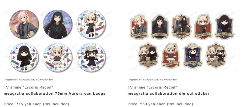 meagratia x Lycoris Recoil pop up shop 5