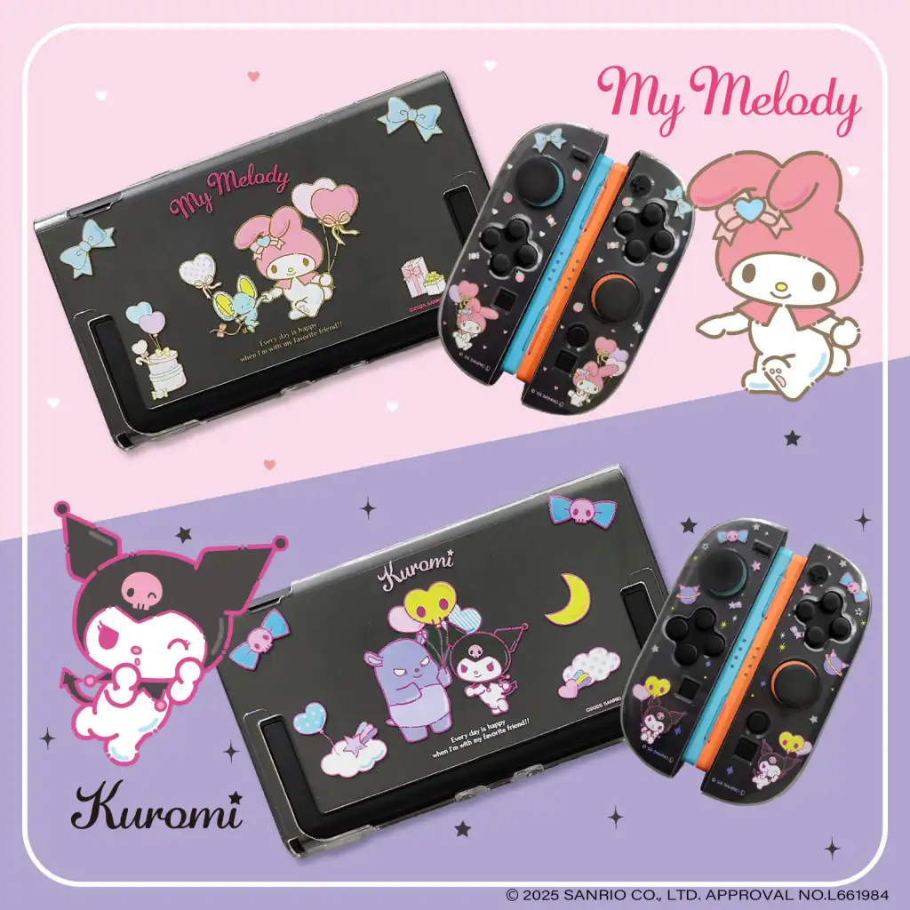 sanrio switch 2 clear case 2