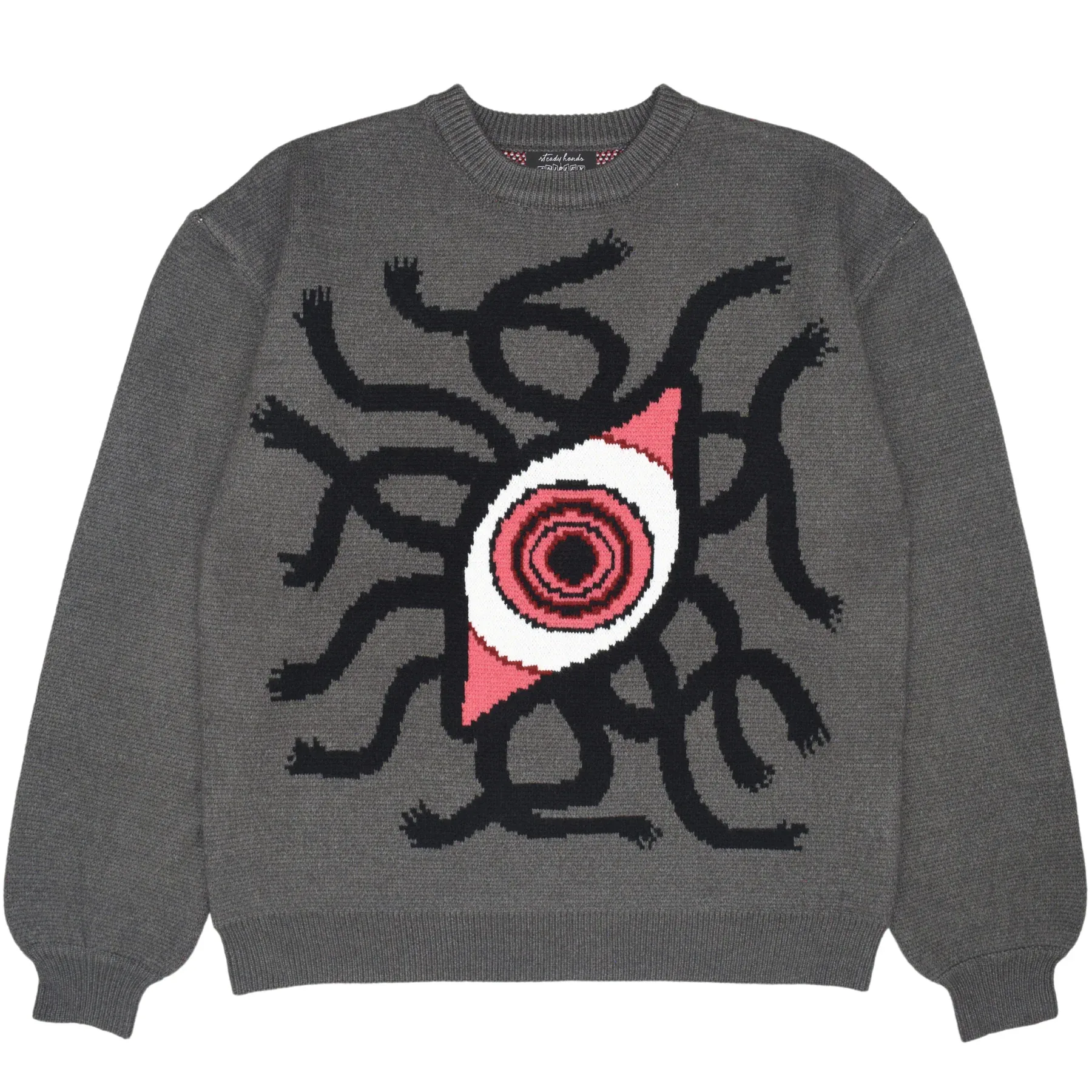 steady hands fullmetal alchemist Grey Knit Gate Sweater 1