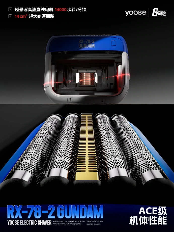 yoose gundam shaver 5