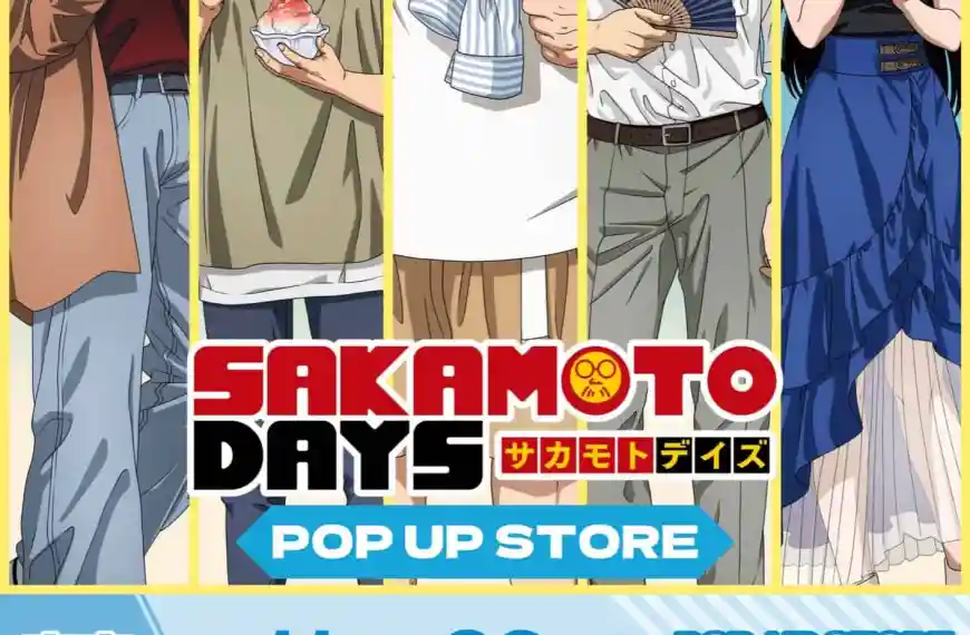 Sakamoto Days "summer casual" pop up shop to open in stores across Japan from July