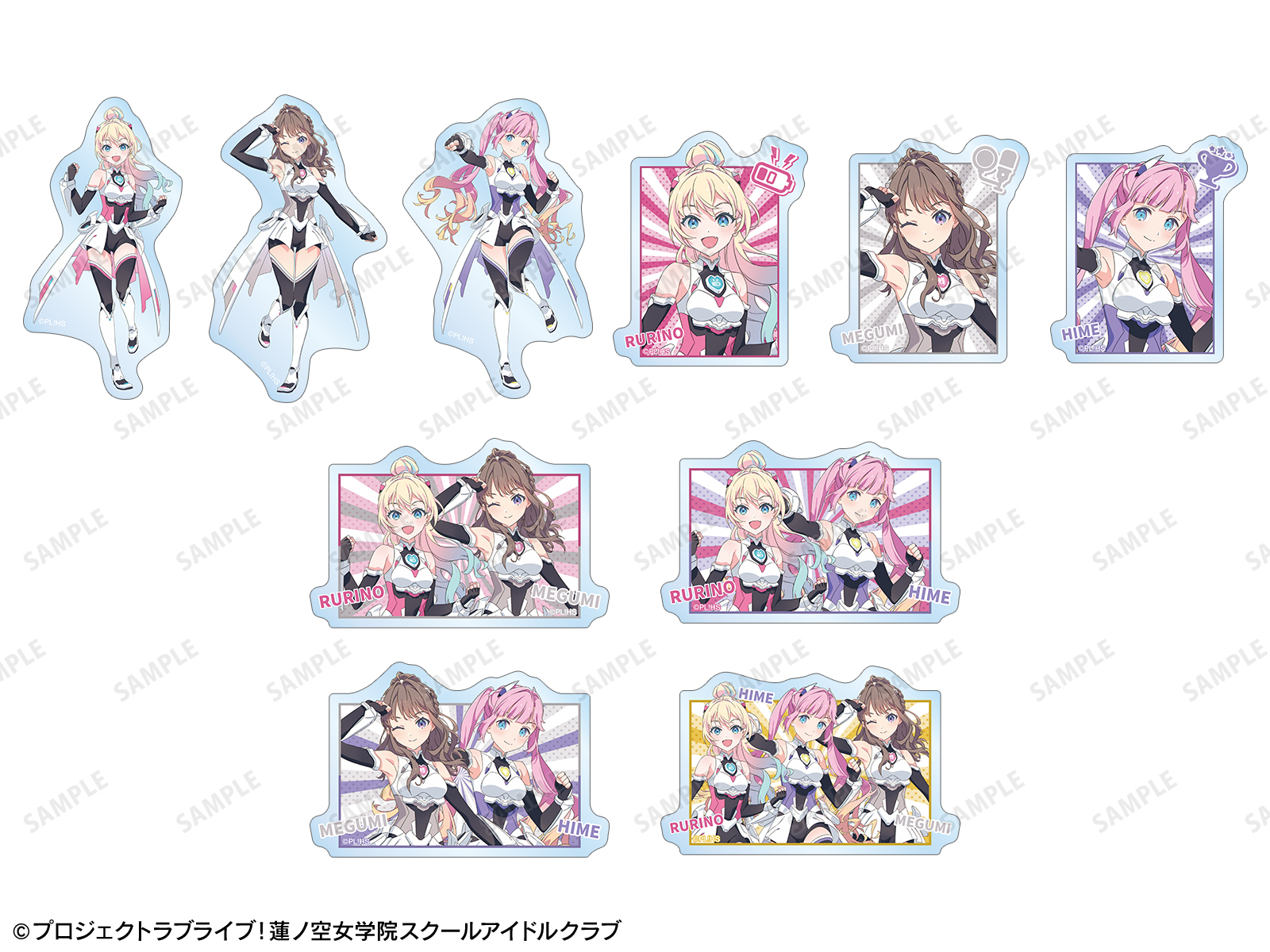 Love Live! Hasunosora Girls' School Idol Club POP UP SHOP in Ueno Marui Pop Up Shop Goods