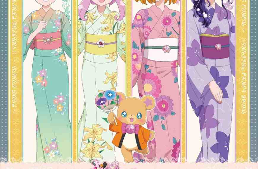 Yukata themed Maho Girls PreCure pop up shop opens in Tokyo and Osaka this month