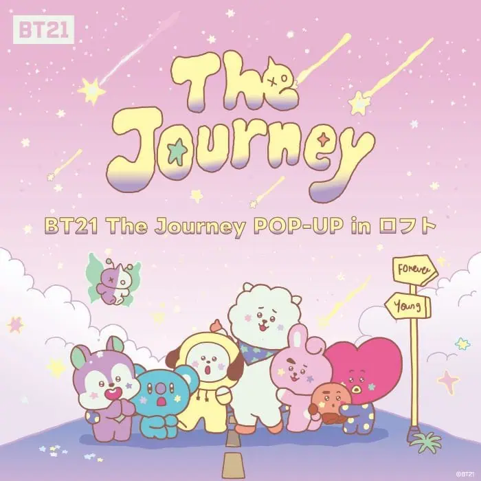 "BT21 The Journey" pop up shop to open in Loft stores across Japan this month